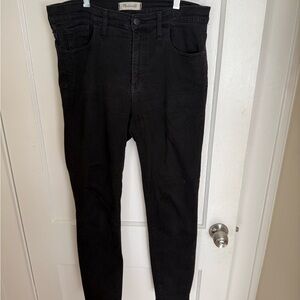 Madewell Black Skinny Jeans